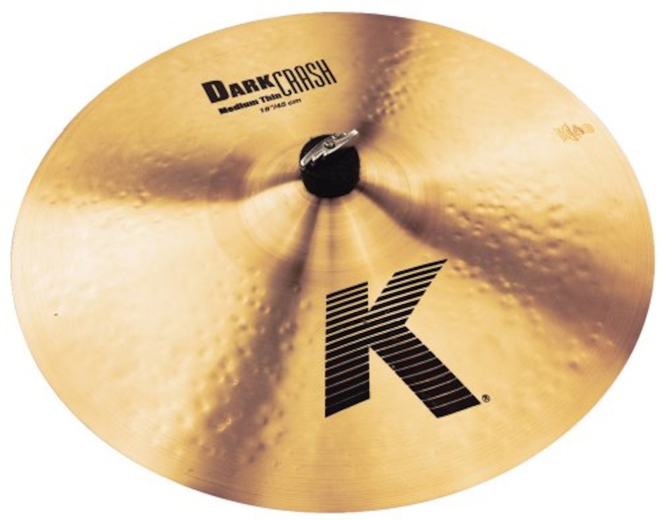 Image of "Zildjian 18"" K Dark Medium Thin Crashbækken"