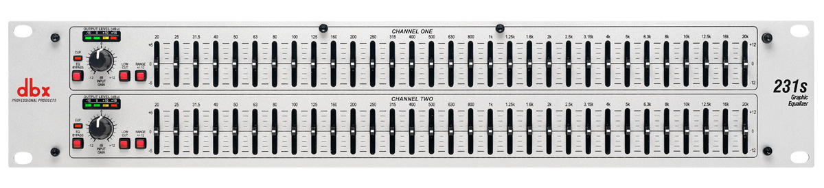 Image of dbx 231S 2 x 31 Bånd Grafisk Equalizer