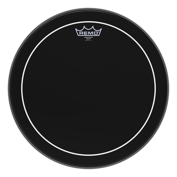 Image of "Remo Trommeskind 12"" Pinstripe Ebony - Remo "