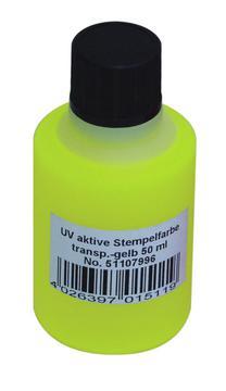 Image of Eurolite UV Stempel væske 50ml Gul - Eurolite