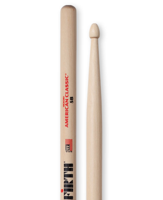 Image of Vic Firth 5B trommestikker Trætip - Vic Firth