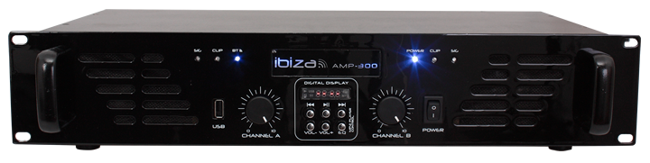 Image of Ibiza poweramp m. Bluetooth 2x240w - IBIZA