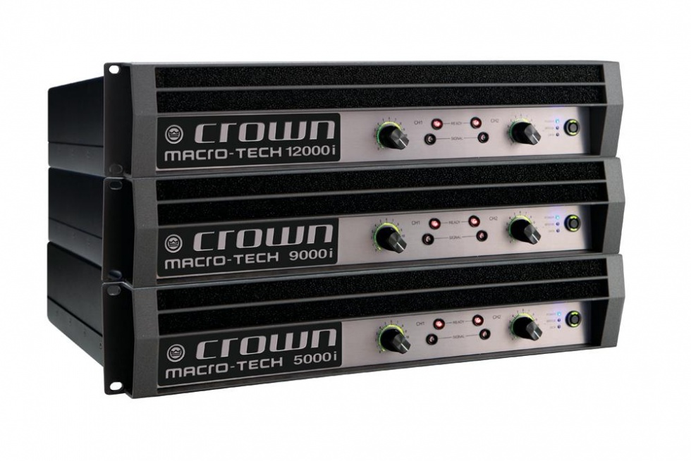 Crown MA5000i MacroTech i Amplifier 2 x 1.250 Watt 8 Ohm Digital